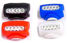 5 LED Bicycle Bike Frog Rear Head Light Lamp 